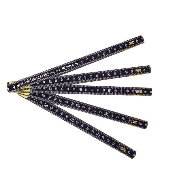 Meterstokk metall Dimos - 2m